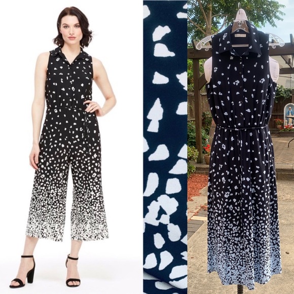 London Times Pants - LONDON TIMES GLORIA JUMPSUIT